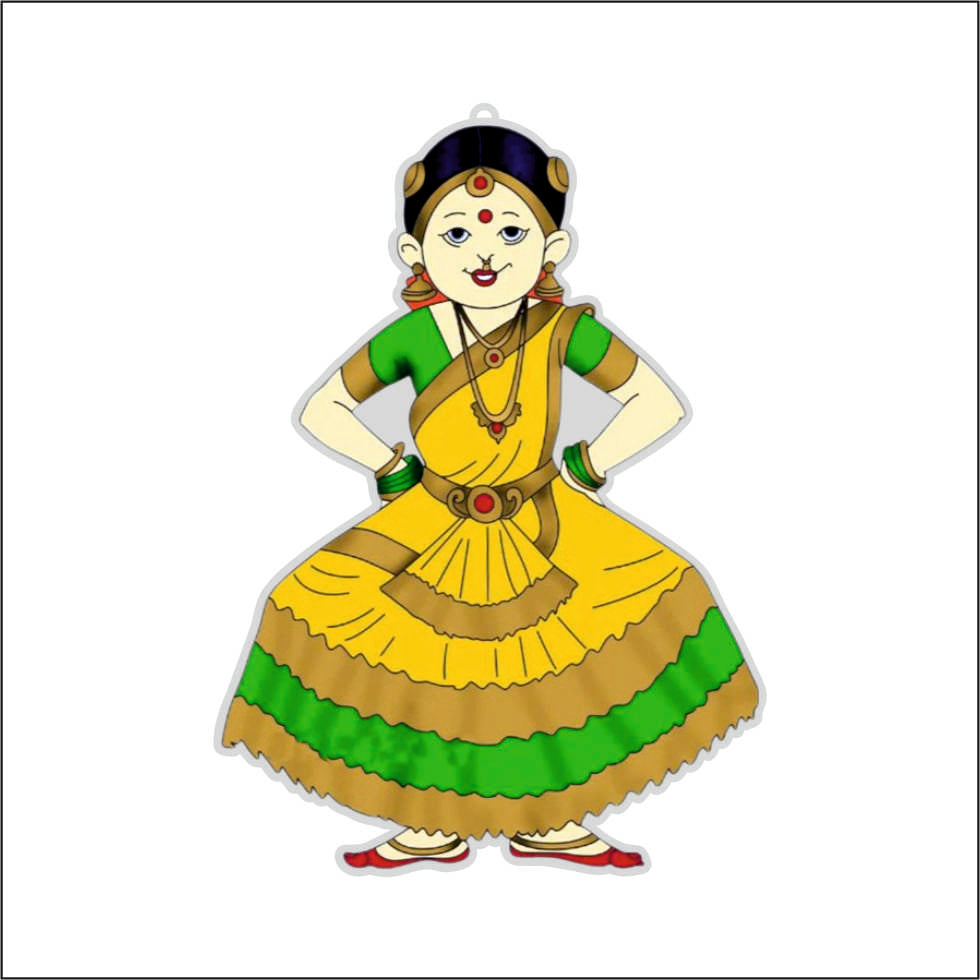 4" Inch Women Keychain For Craft Making Pack Of 20Pcs