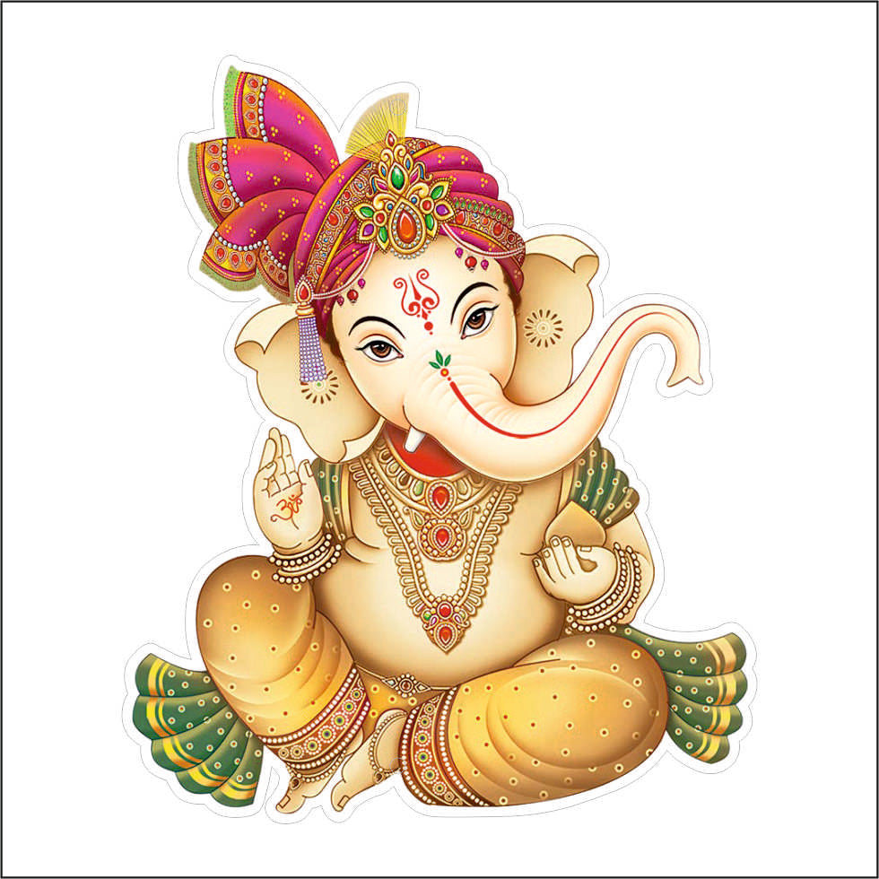 Ganesh Ji For Craft Making Pack Of 20Pcs