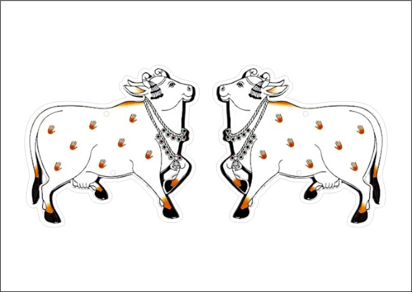 2" Cow Pairs For Craft Making