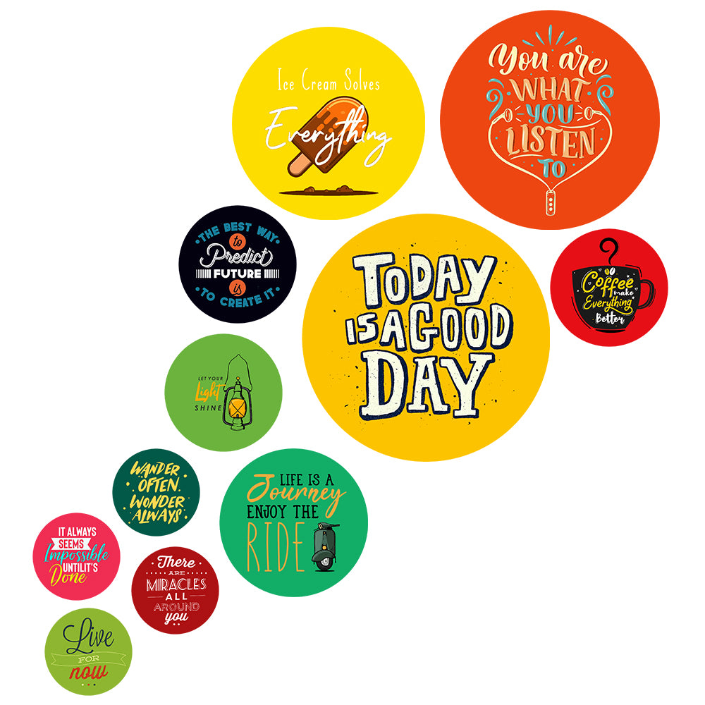 Attractive Wall Decor & Hanging Round Coster For Home / Room / Office & etc.