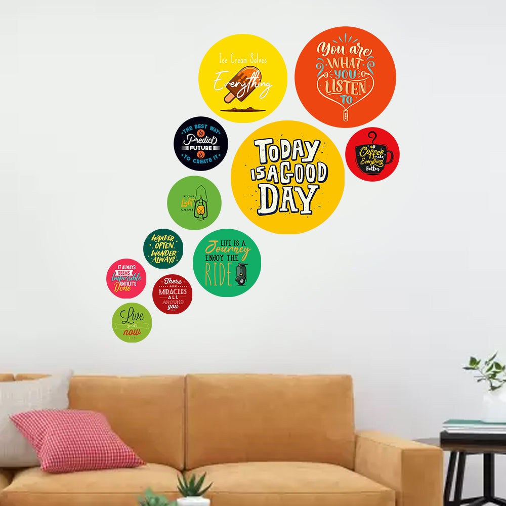 Attractive Wall Decor & Hanging Round Coster For Home / Room / Office & etc.