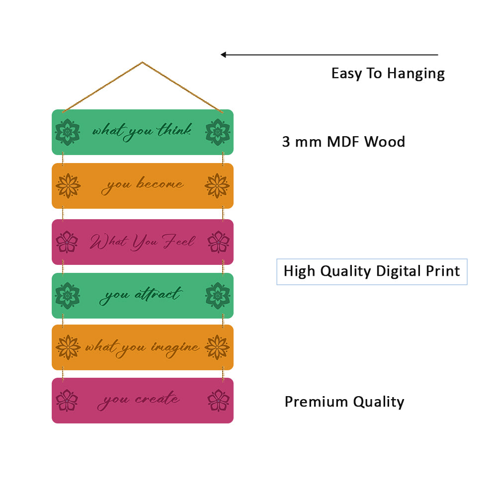 Elegant Wooden Wall Hanging For Home / Room / Office & etc.