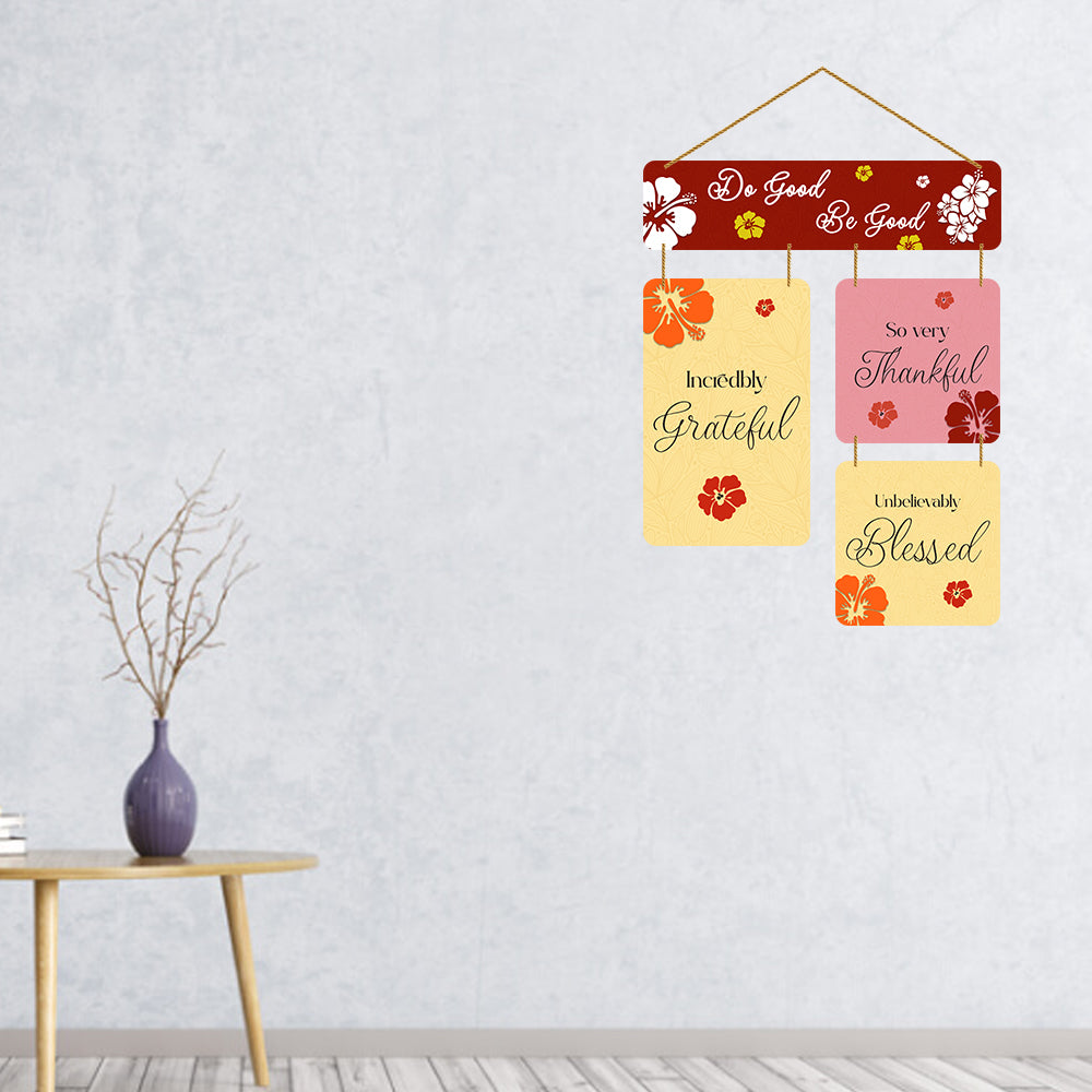 Do Good Be Good Wooden Wall Hanging For Home / Room / Office & etc.