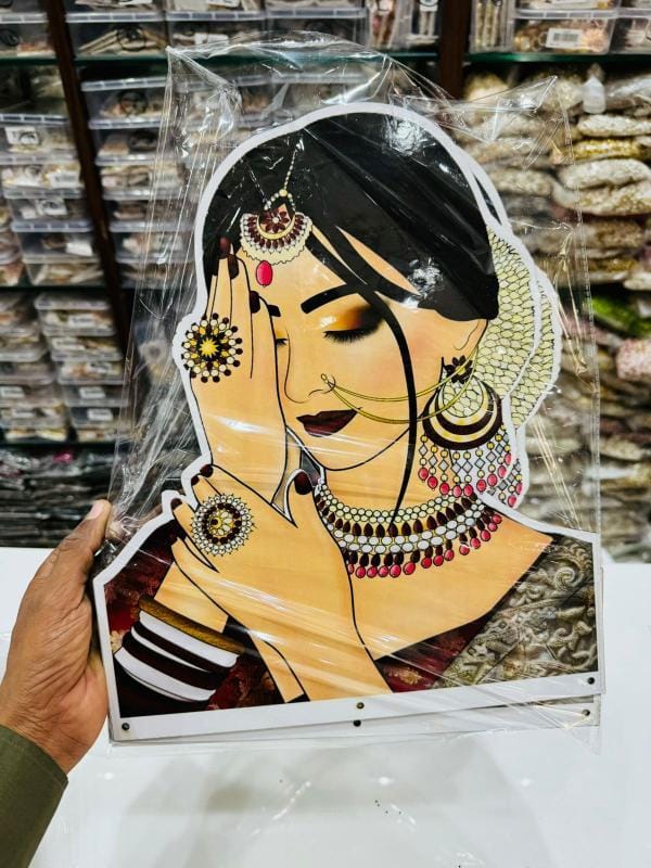 Bridal Cutout For Craft Making