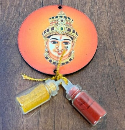 2" Inch Round Circle Devi Face For Craft Making Pack Of 20Pcs