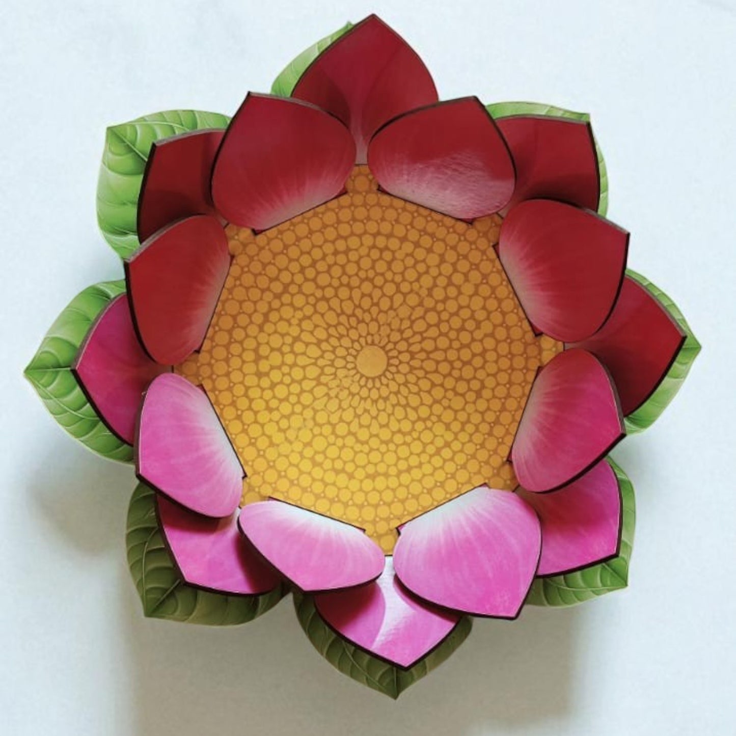New Tranding Lotus Plate 12 Inches Pack Of 2 Set