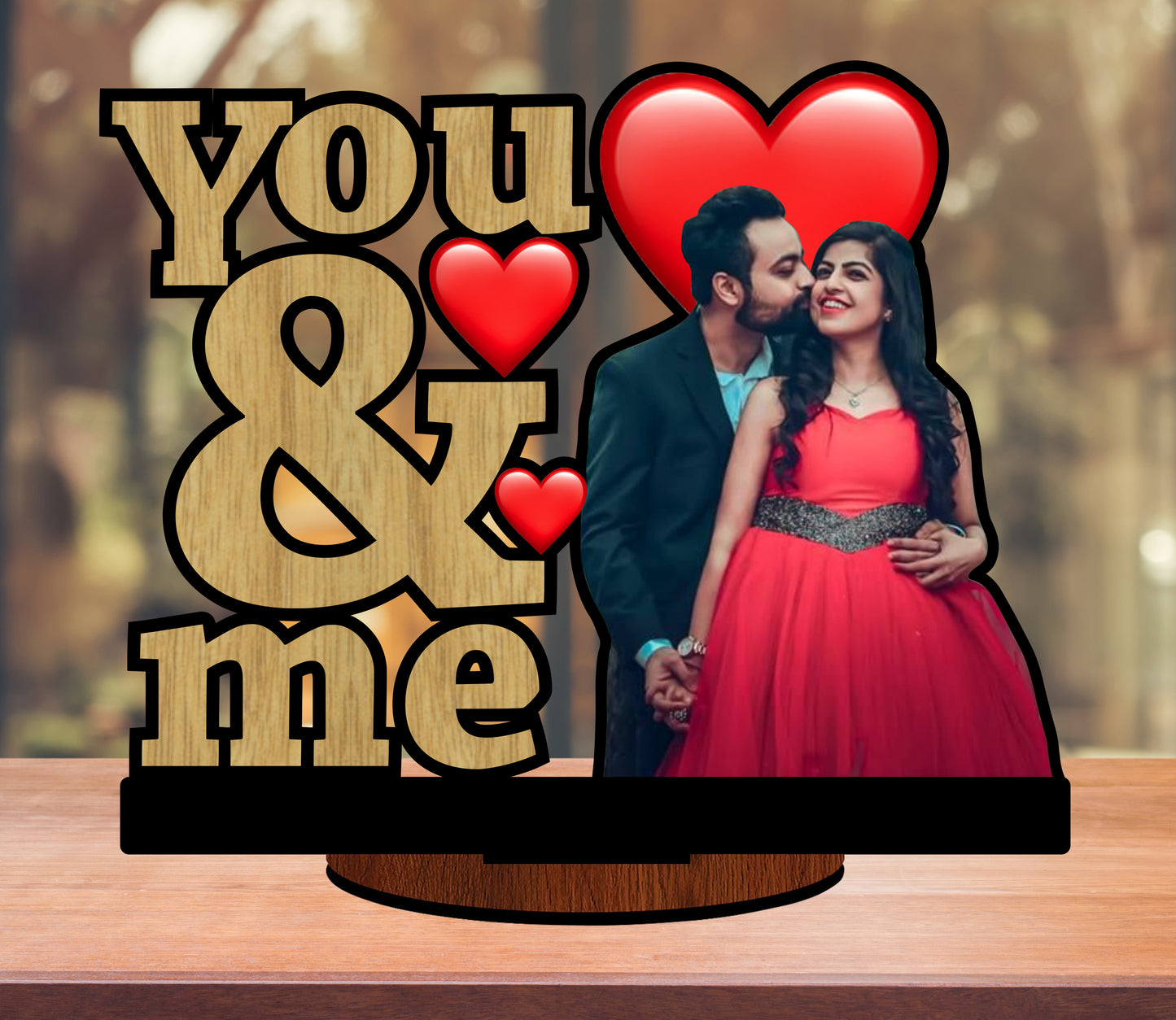 Pihu Creation Wood Personalized, Customized Gift Best Friends Reel Photo Collage gift for Friends, BFF with Frame, Birthday Gift,Anniversary Gift Wall (Multicolor, Black, 1 Photo(s), Good Quality Photo, Above 350KB, 7x7)