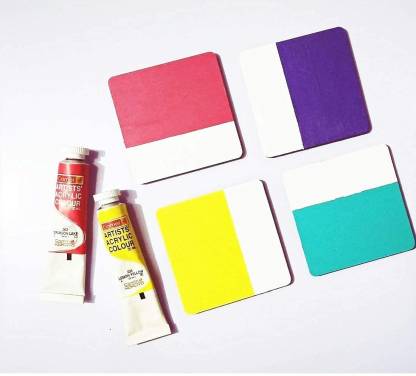 Square-Plain-MDF Pack of 24