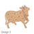 Pichwai Cow MDF Cutout