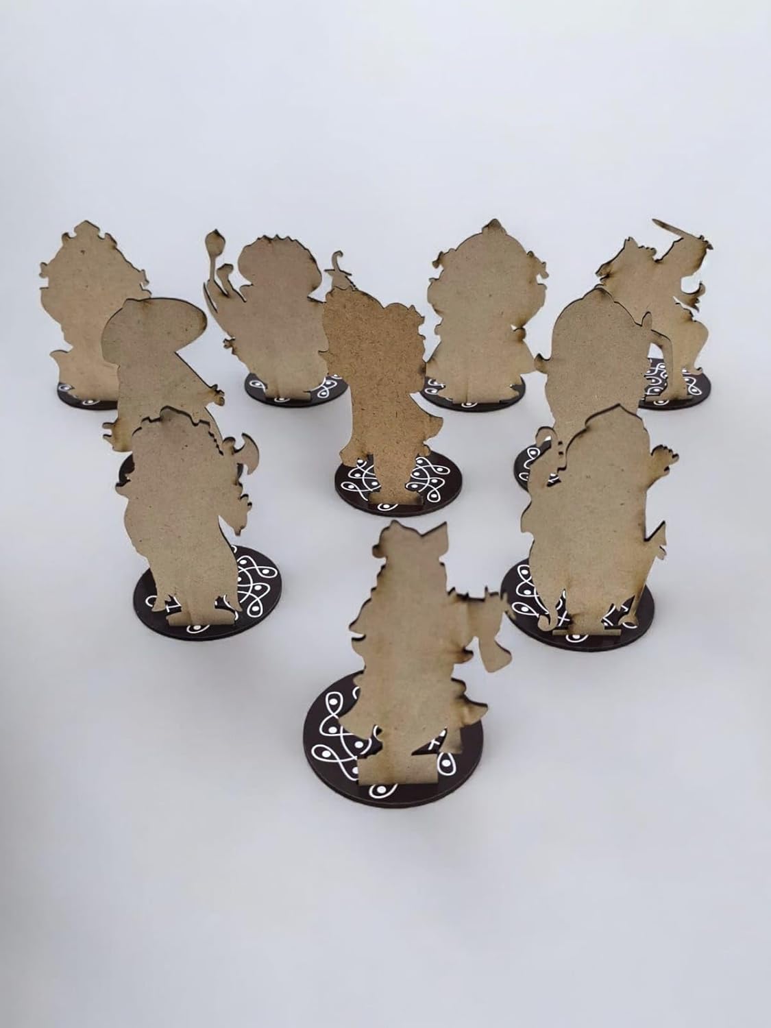 MDF Made DASHAVTAR Set of 10 PCS for Pooja and Home Decor