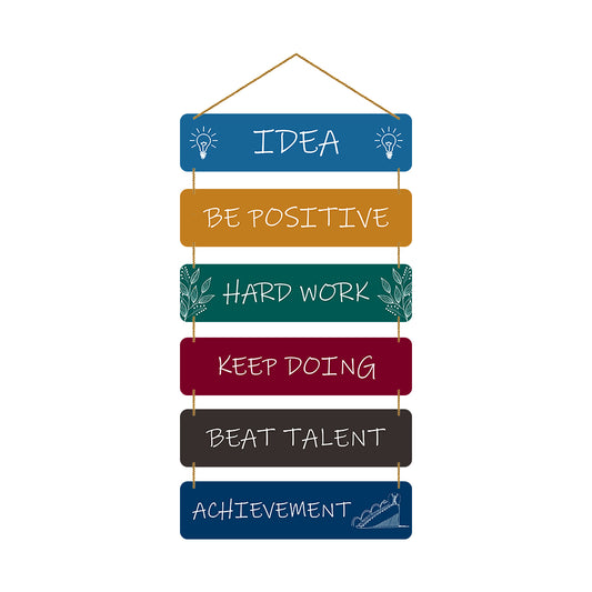 Motivational Quote Wooden Wall Hanging For Home / Room / Office & etc.