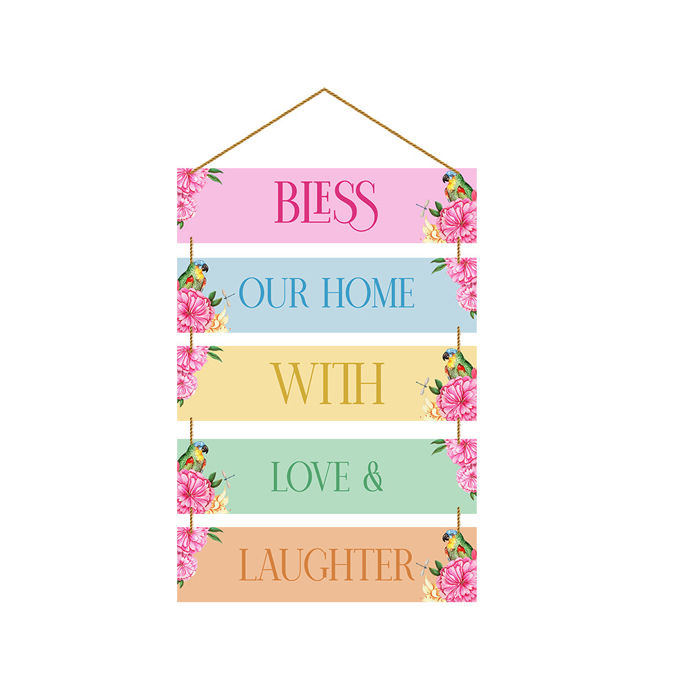 Blessed Wooden Wall Hanging For Home / Room / Office & etc.