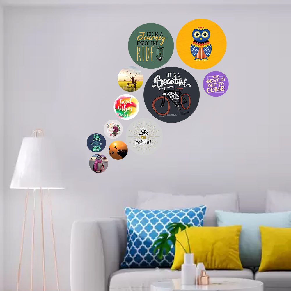 Beautiful Wall Decor Round Coster  For Home / Room / Office & etc.