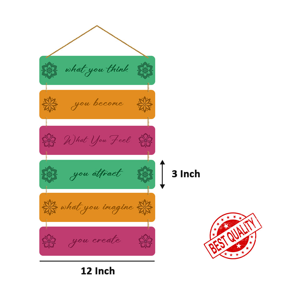 Elegant Wooden Wall Hanging For Home / Room / Office & etc.