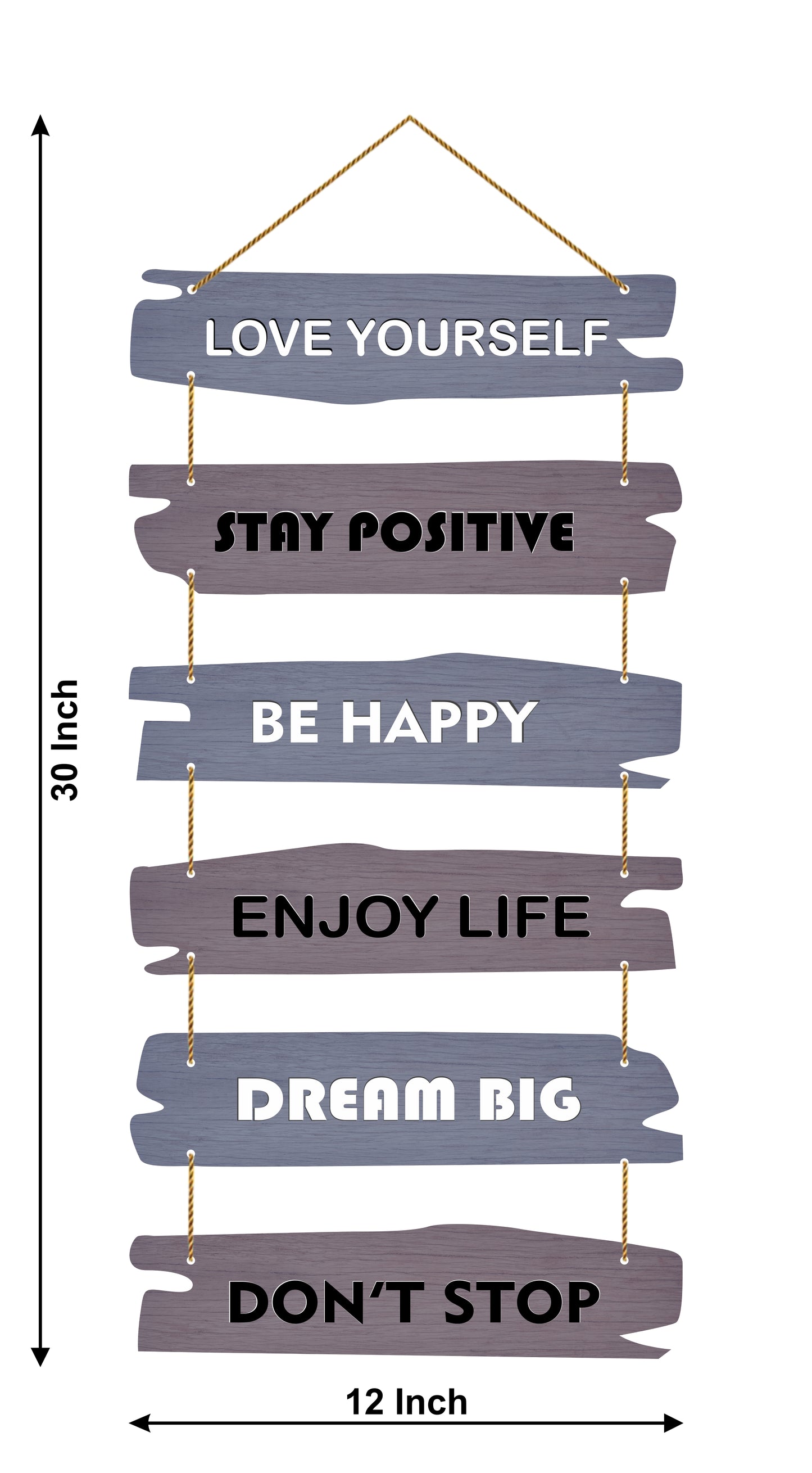 Think Positive Wall Decor Hanging  For Home / Room / Office & etc.