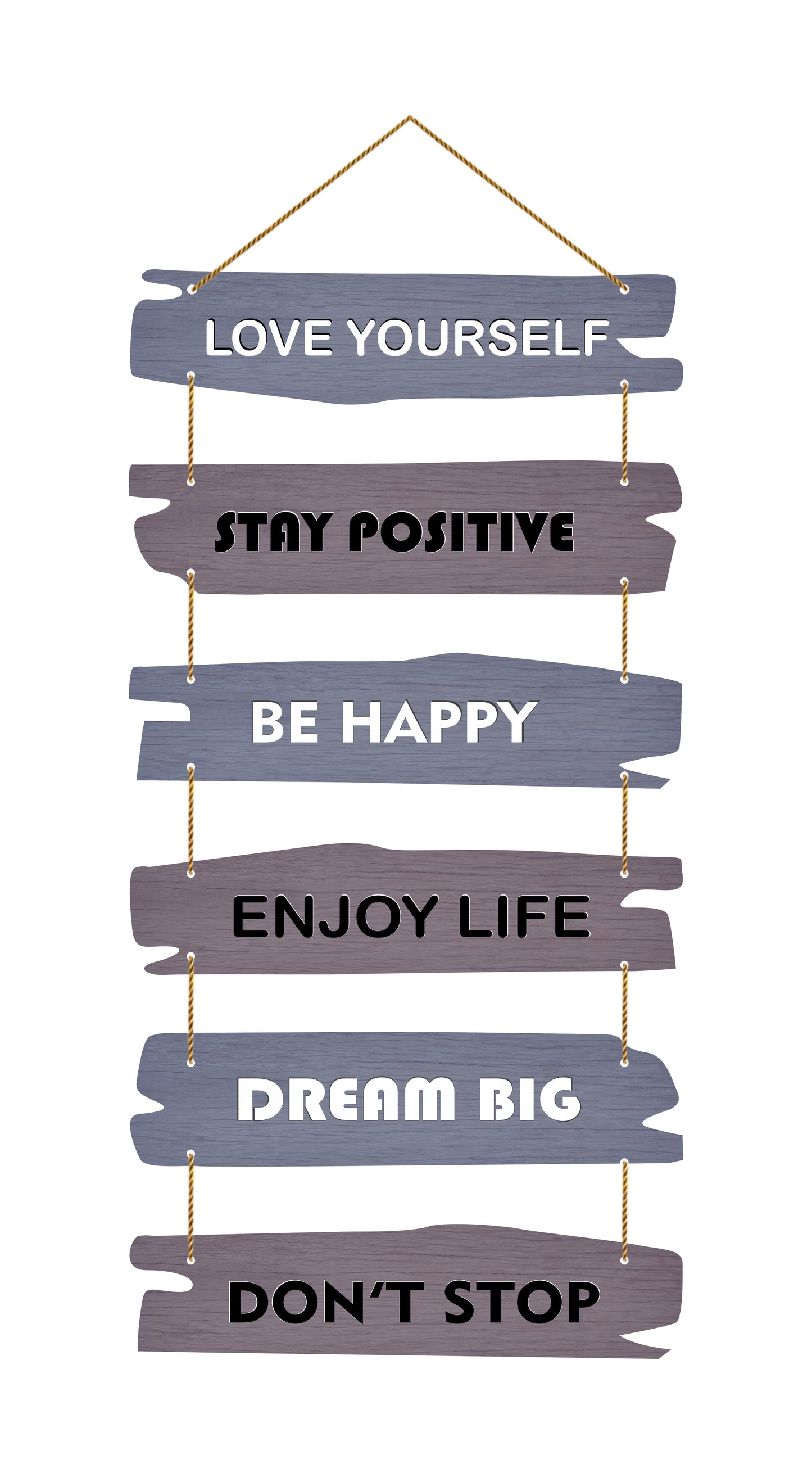 Think Positive Wall Decor Hanging  For Home / Room / Office & etc.