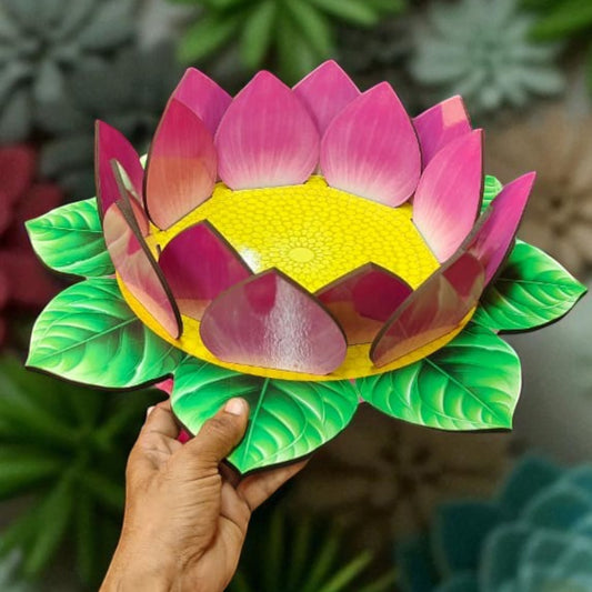 New Tranding Lotus Plate 12 Inches Pack Of 2 Set